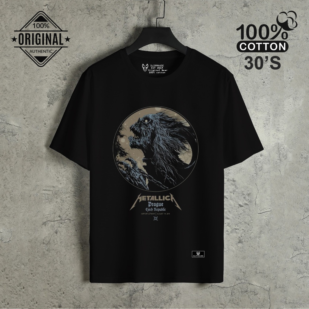 kaos pria distro original 100% baju kaos distro pria baju band metal kaos band rock kaos distro band