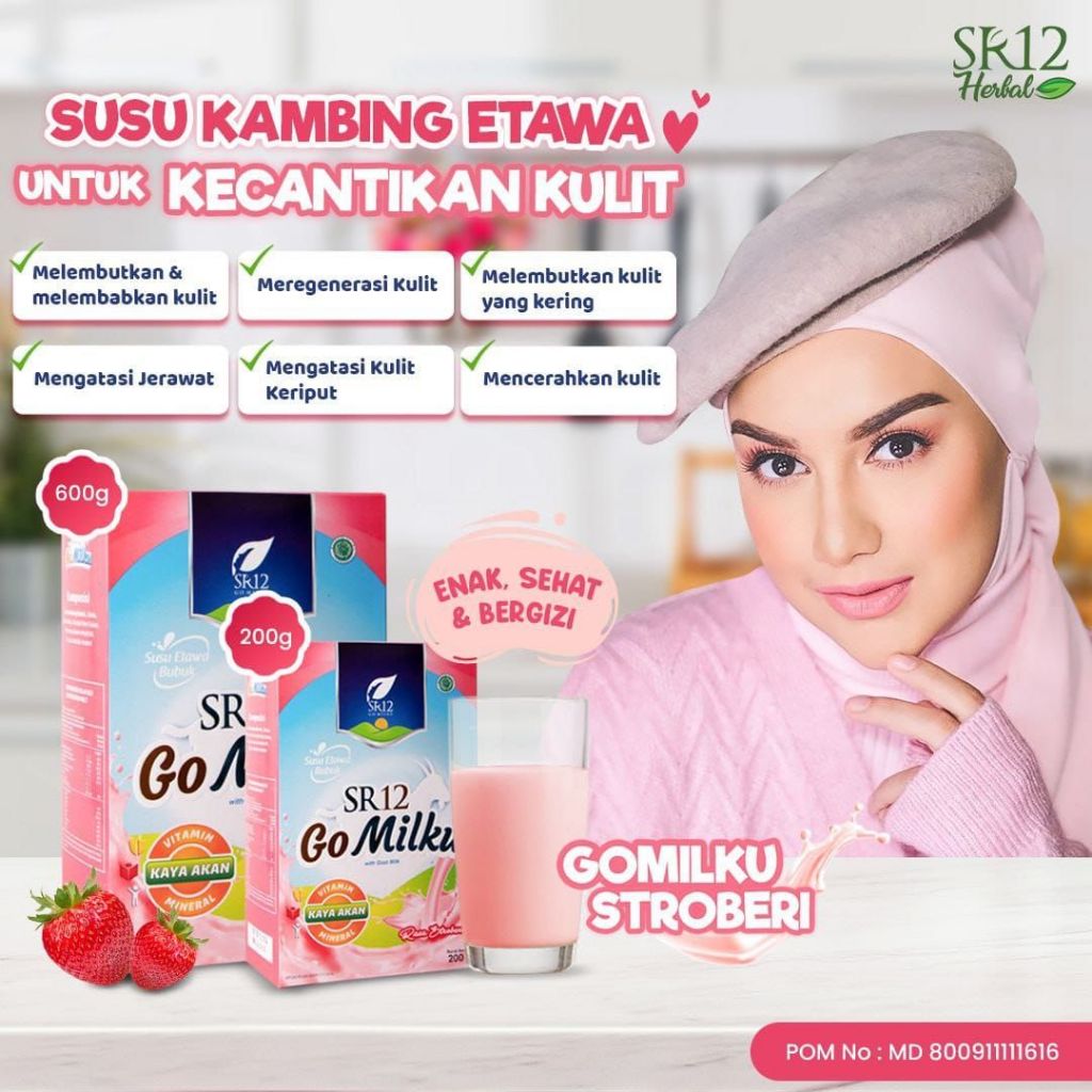 

SR12 Gomilku 600gr Susu Kambing Etawa Untuk Anak dan Dewasa Meningkatkan Daya Tahan Tubuh BPOM sk12 go milk dapat melembabkan kulit mengasih kulit