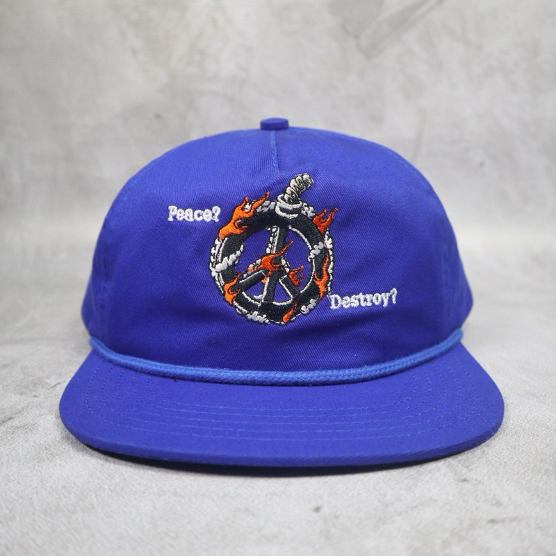 Rope Hat Rea Twill Cotton DeepNeve Blue Topi Rope Hat DeepNeve Biru