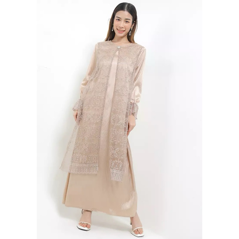 EXPAND MOJA ORIGINAL MATAHARI Brown Dress ORIGINAL ( Tag 1.299.900)