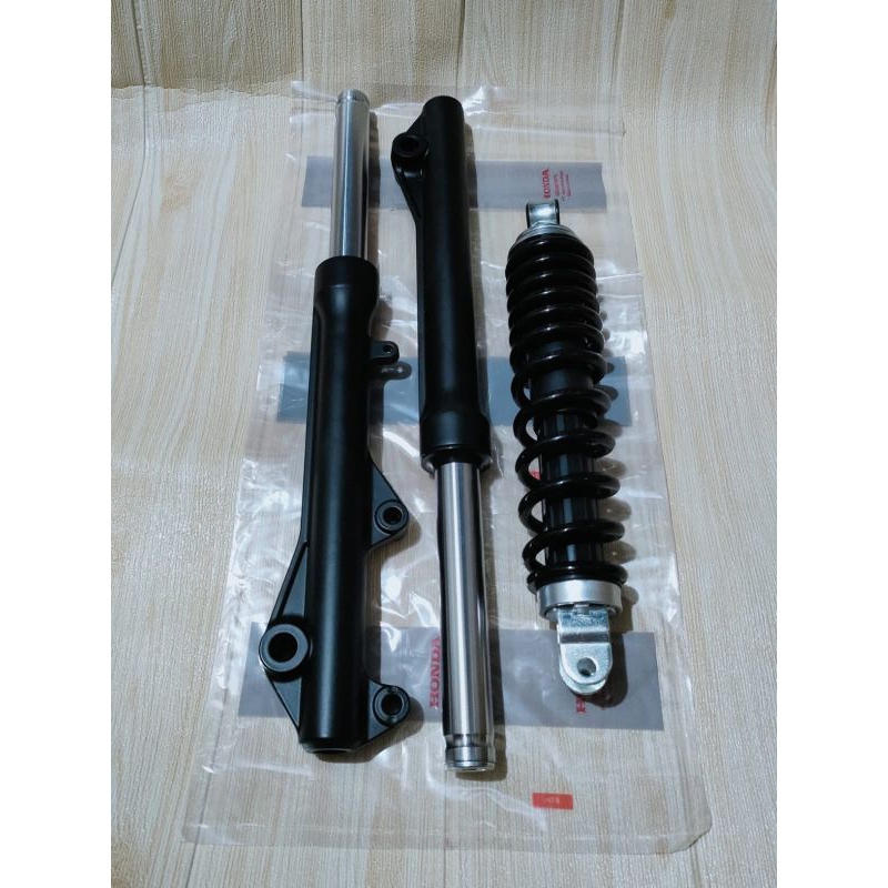 SHOCK SHOK SOK TABUNG DEPAN  KOMPLIT BEAT KARBU +  BELAKANG HONDA BEAT KARBU BEAT FI VARIO 110 KARBU