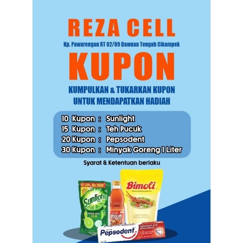 

KUPON BRILINK/ KONTER/TOKO /KUPON UNDIAN isi 100 lembar
