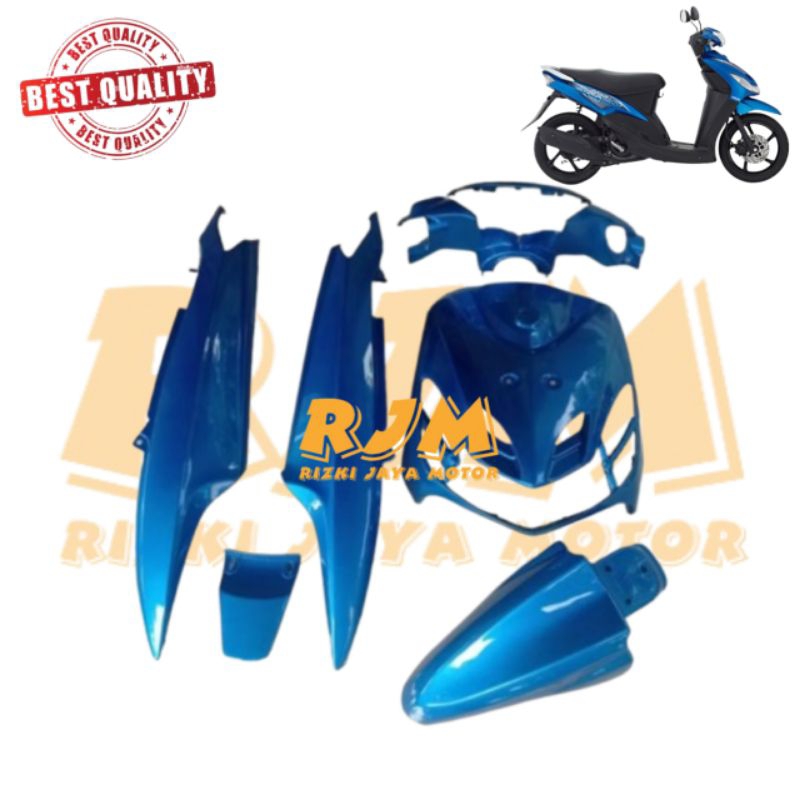 FULL BODY HALUS YAMAHA MIO SMILE BIRU MUDA