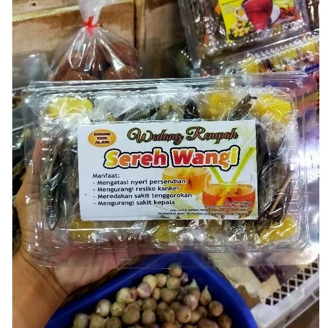 

Wedang rempah - wedang sereh wangi - sereh wangi murah - isi 10 - minuman kesehatan alami - meredakan nyeri - minuman kaya manfaat