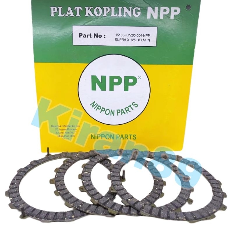 PLAT KOPLING KAMPAS KOPLING SUPRA X 125 HELM IN, SUPRA X 125 FI ORIGINAL NPP