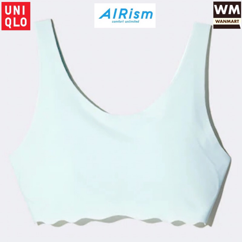 UNIQLO Girls Kids AIRism Bra Miniset Anak Perempuan Light Green