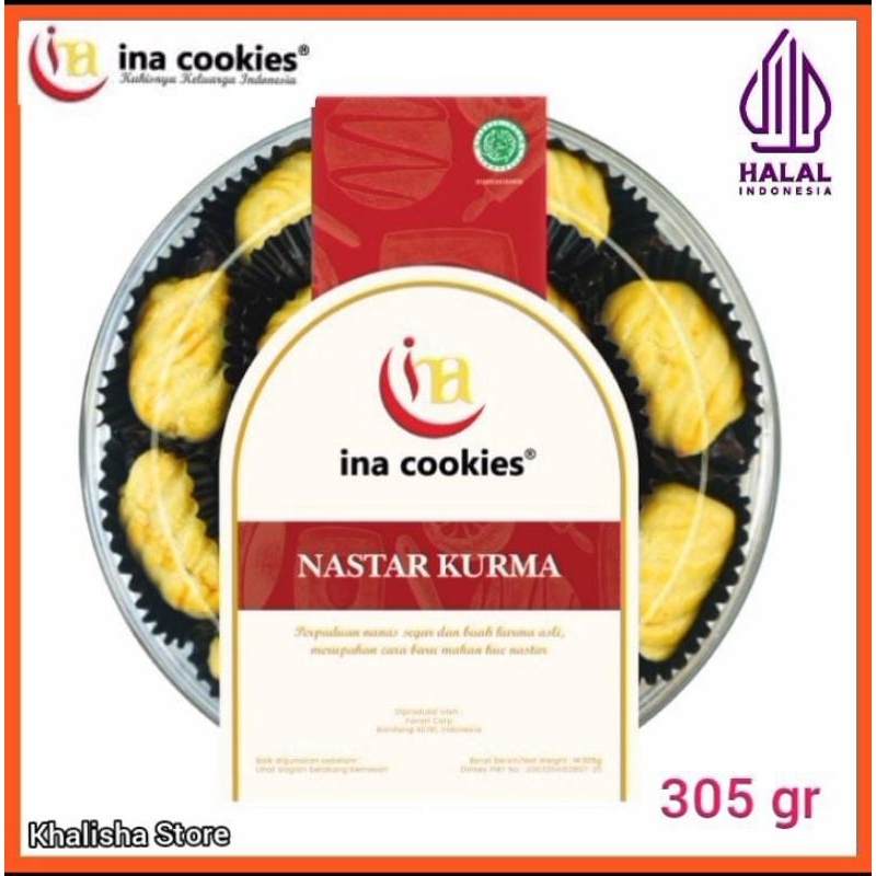 

Ina Cookies Toples Kue Kering Nastar Kurma Khalisha Store