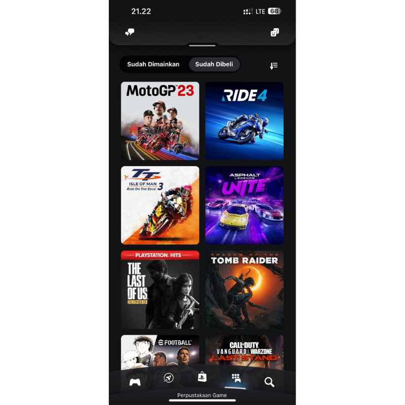 JUAL AKUN PSN IDN PS4 ORI