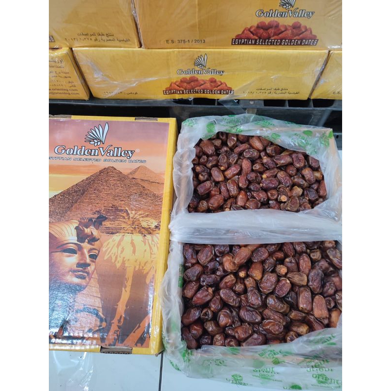 

{ Panen terbaru } Kurma Mesir Golden Valley 10 kg PREMIUM