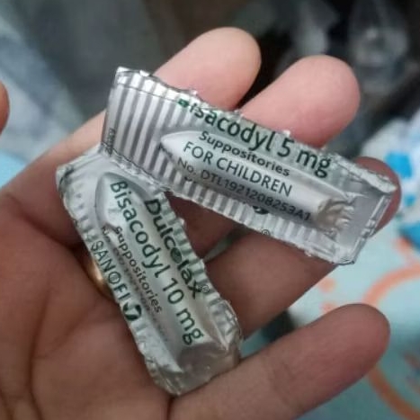 DULCOLAX PEDIATRIC SUPPOSITORIA 5 MG & 10 MG