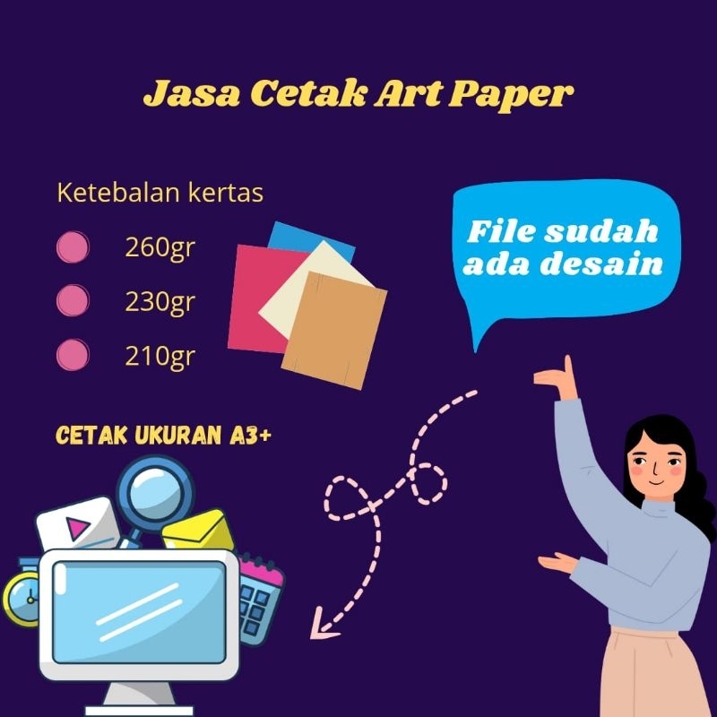 

jasa cetak art paper