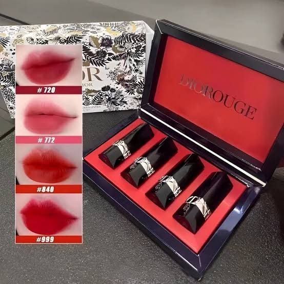 DIOR LIPSTICK GIFT SET FREE PAPER BAG PUTIH MODEL CLASSIC
