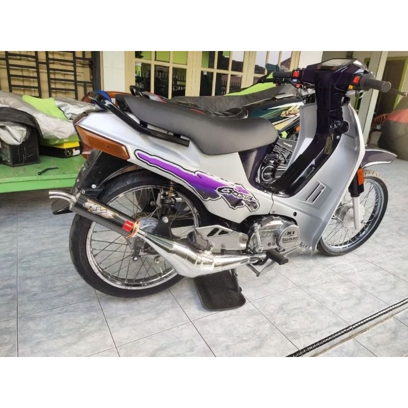 Knalpot Suzuki Crystal Biasa Bm Power Samping / Natsume croom