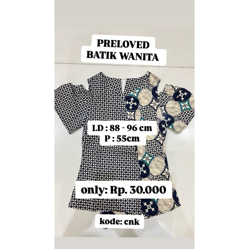 [PRELOVED] BATIK WANITA MODERN