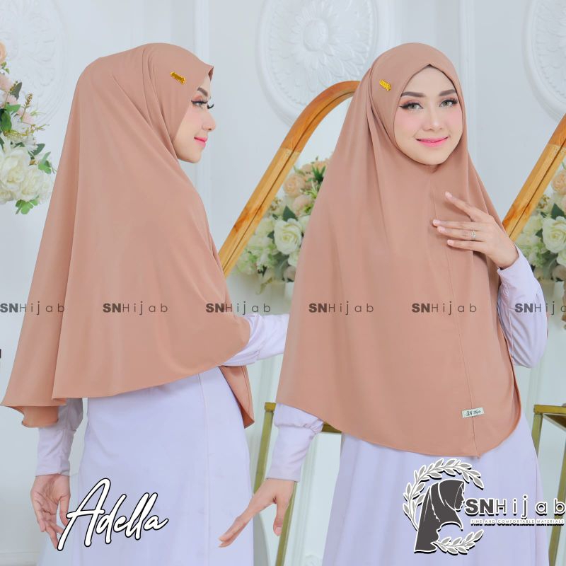 HIJAB SN ADELLA//HIJAB INSTAN DEWASA//HIJAB INSTAN