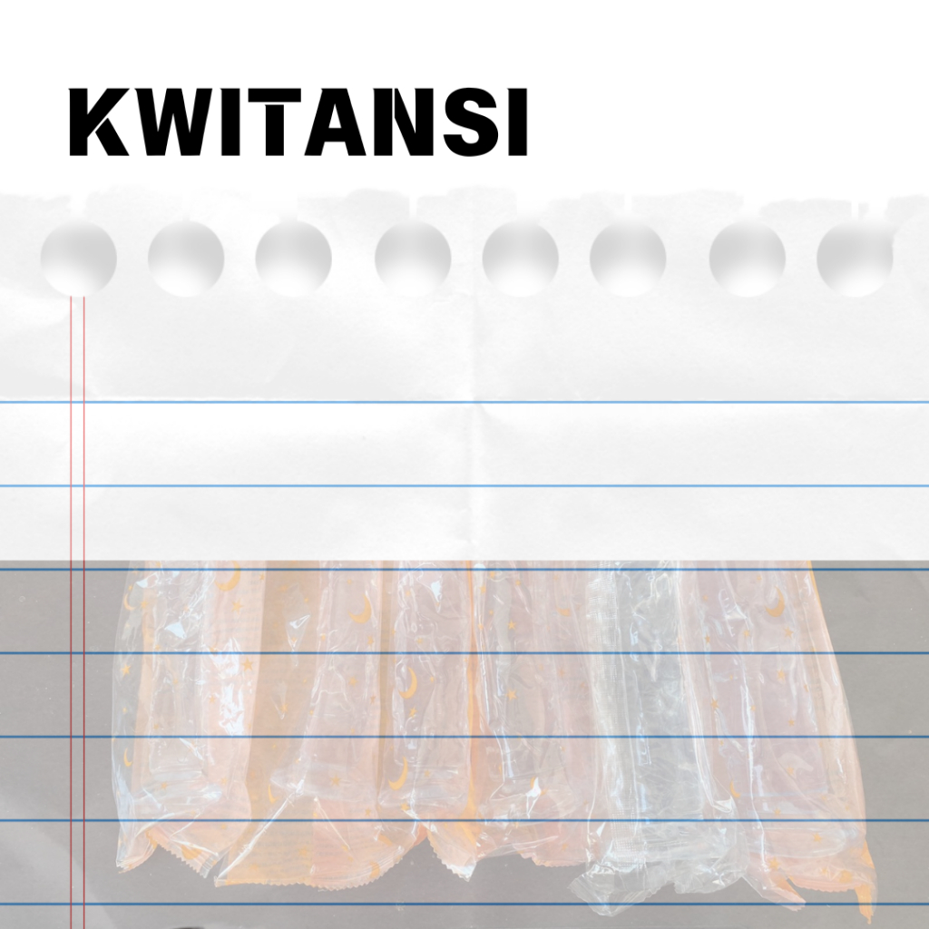 

Kwitansi bergaris untuk nota