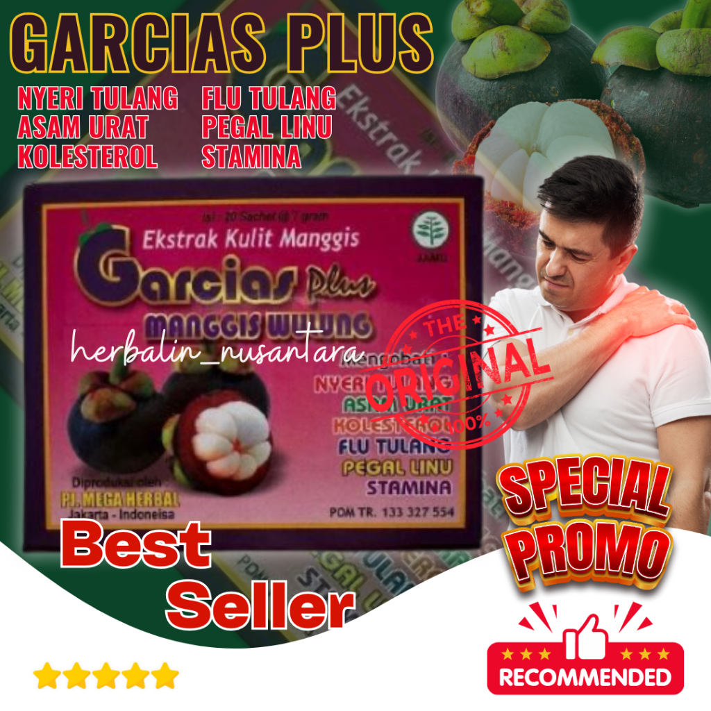 

Garcias Serbuk 20 Sachet Asam Urat Pegal Linu Original 100%