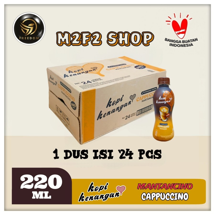 

Kopi Kenangan Mantancino Cappuccino With Milk Pet - 220 ml (Kemasan Karton)