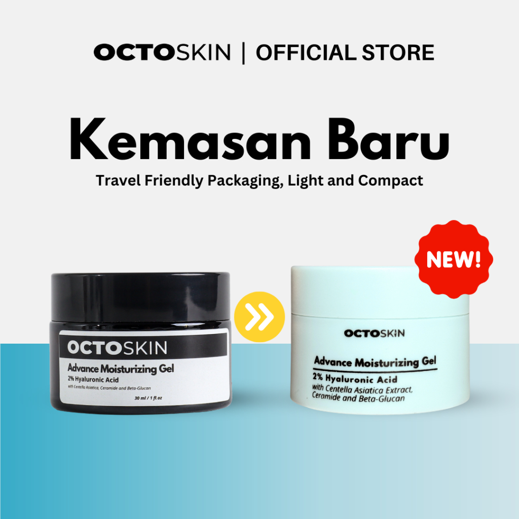 [BISA COD] OCTOSKIN Advance Moisturizing Gel 30ml - Pelembab Wajah Terbaik Untuk Pria