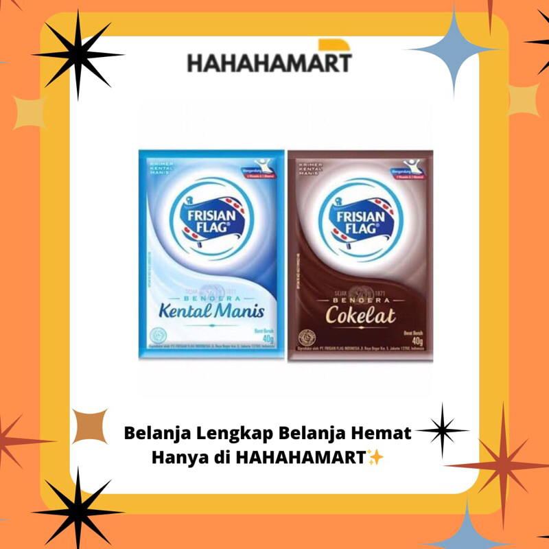 

Frisian Flag Susu Kental Manis Kemasan Sachet Ukuran 40gr Isi 30pcs