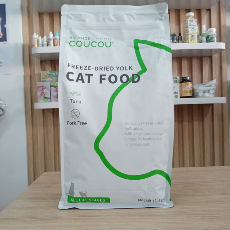 Makanan Kucing COUCOU Tuna 1,5kg Dry Food