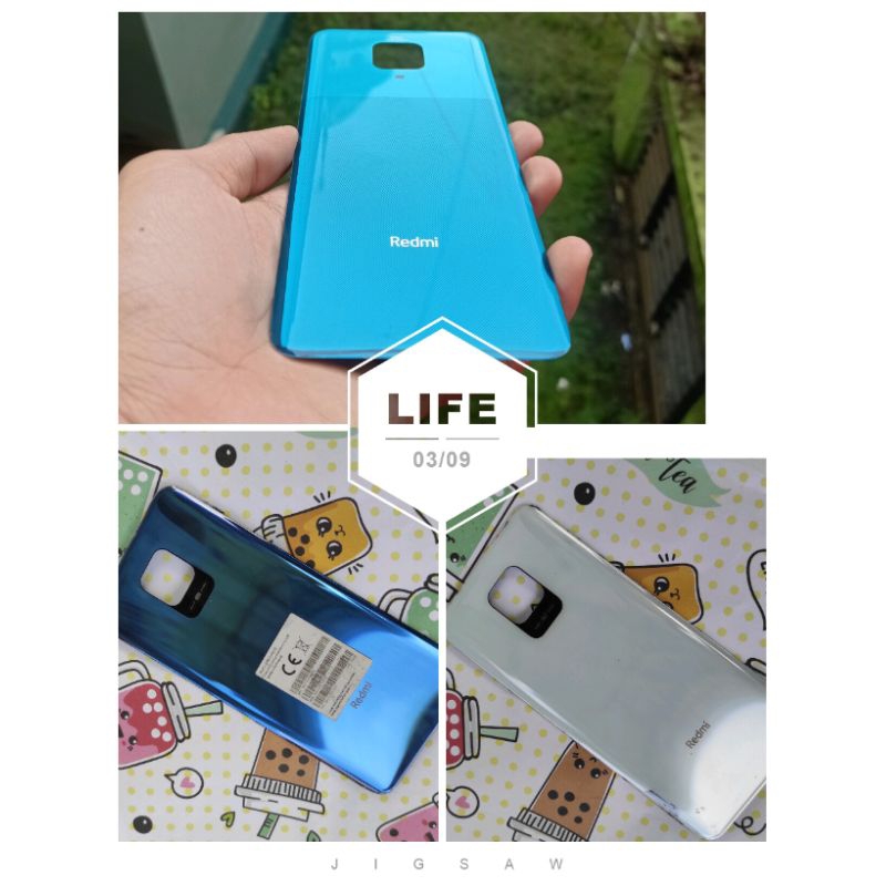 BACKDOOR BACKCASE TUTUP BELAKANG CASING XIAOMI REDMI NOTE 9 PRO ORIGINAL COPOTAN
