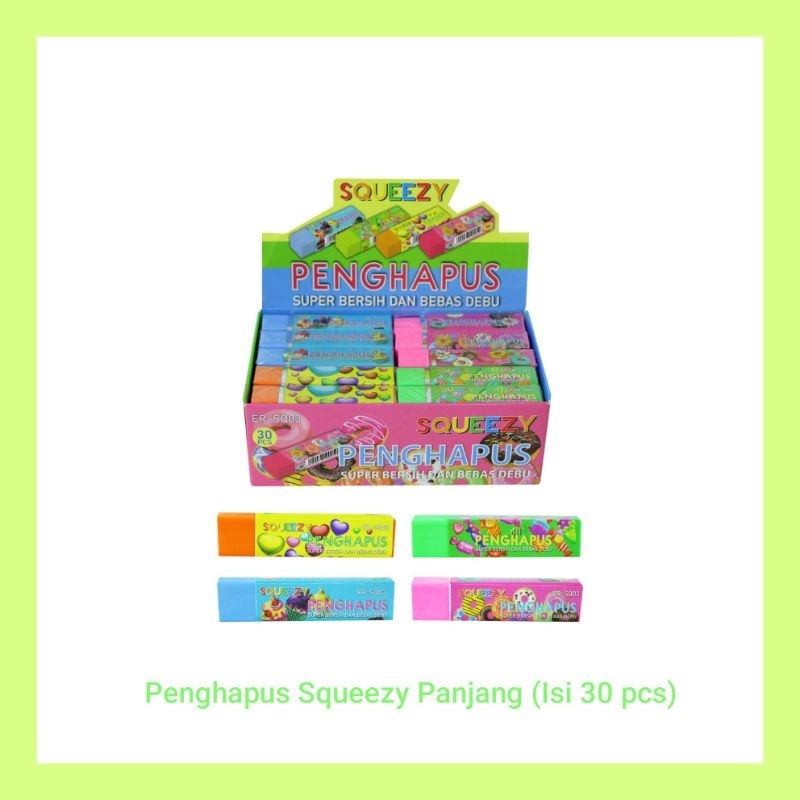 

Penghapus Squeezy ER-SQ03 (Isi 30 pcs)