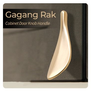 Gagang Pintu Lemari Cabinet Door Knob Handle 1 PCS Warna Gold