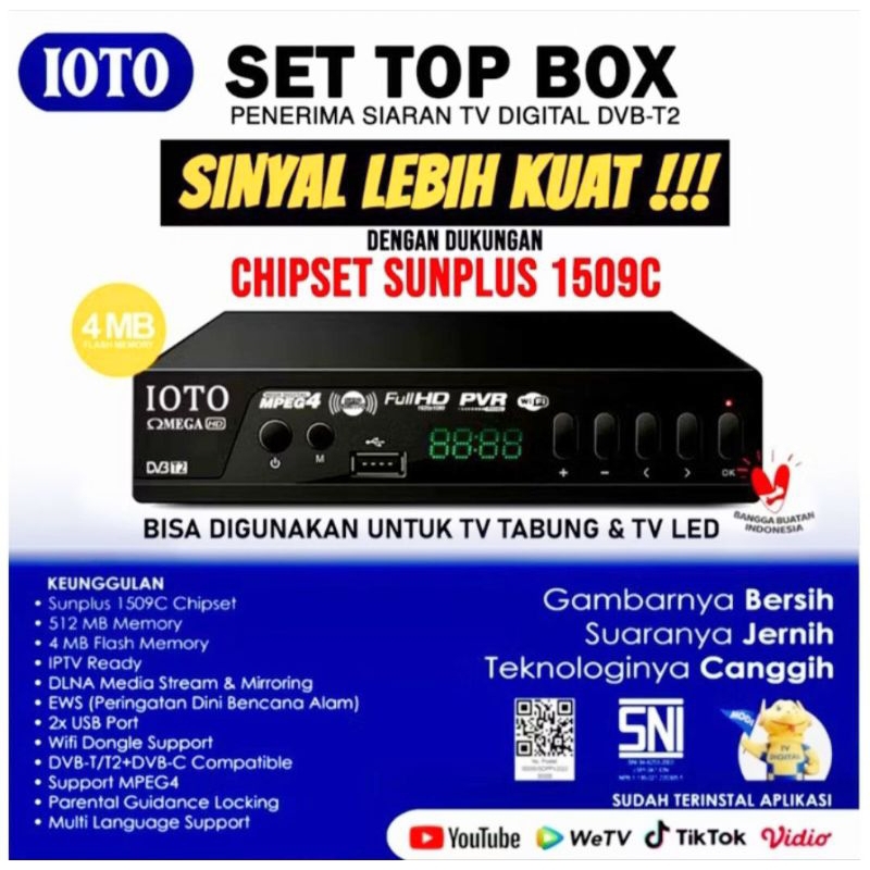 set top box digital Ioto Omega