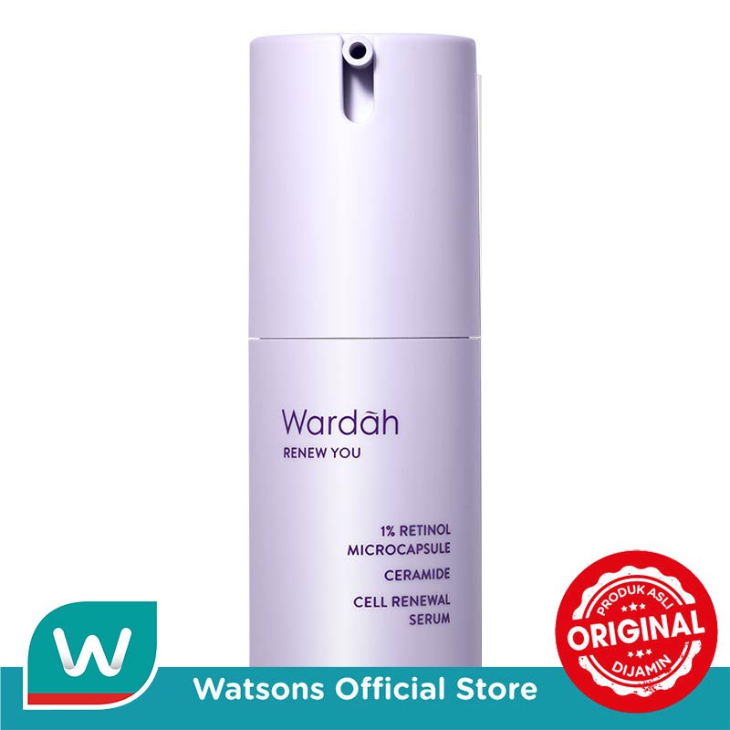 Wardah Renew You 1% Retinol Microcapsule Ceramide Cell Renewal Serum 15ml