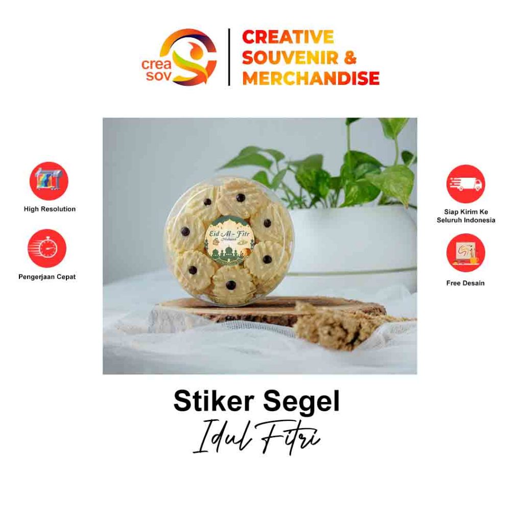 

Creasov - Sticker Hampers Label Lebaran Stiker Toples Kue Kering Sticker Ramadhan Idul Fitri Murah