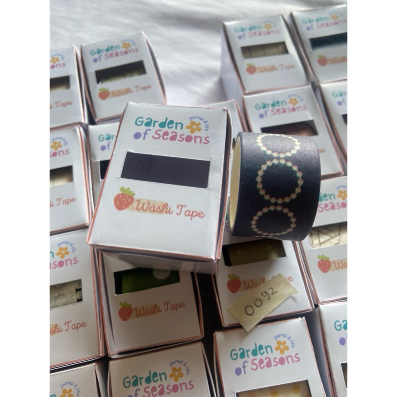 

0092 Big decoration tape Dark Blue motif