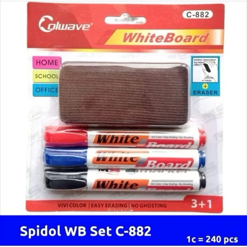 

Qreinashop SET. SPIDOL WHITEBOARD C-882