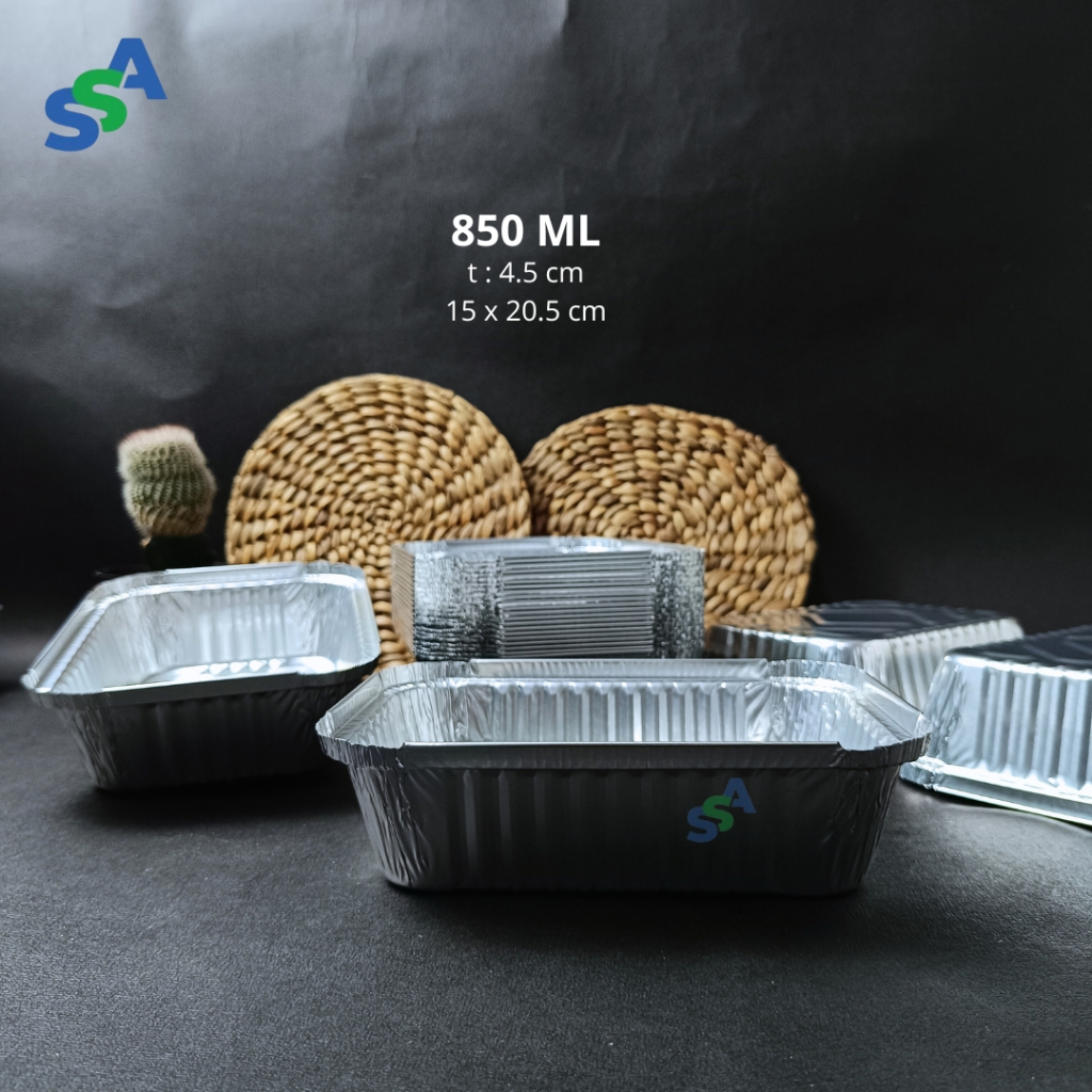 ALUMUNIUM FOIL TRAY 850 ml / ALUMUNIUM FOIL CUP