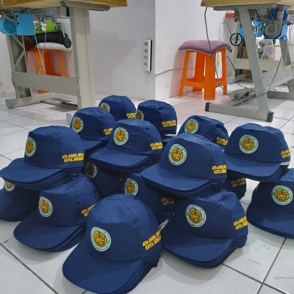 Topi SD/SMP/SMA bahan Dril Unione