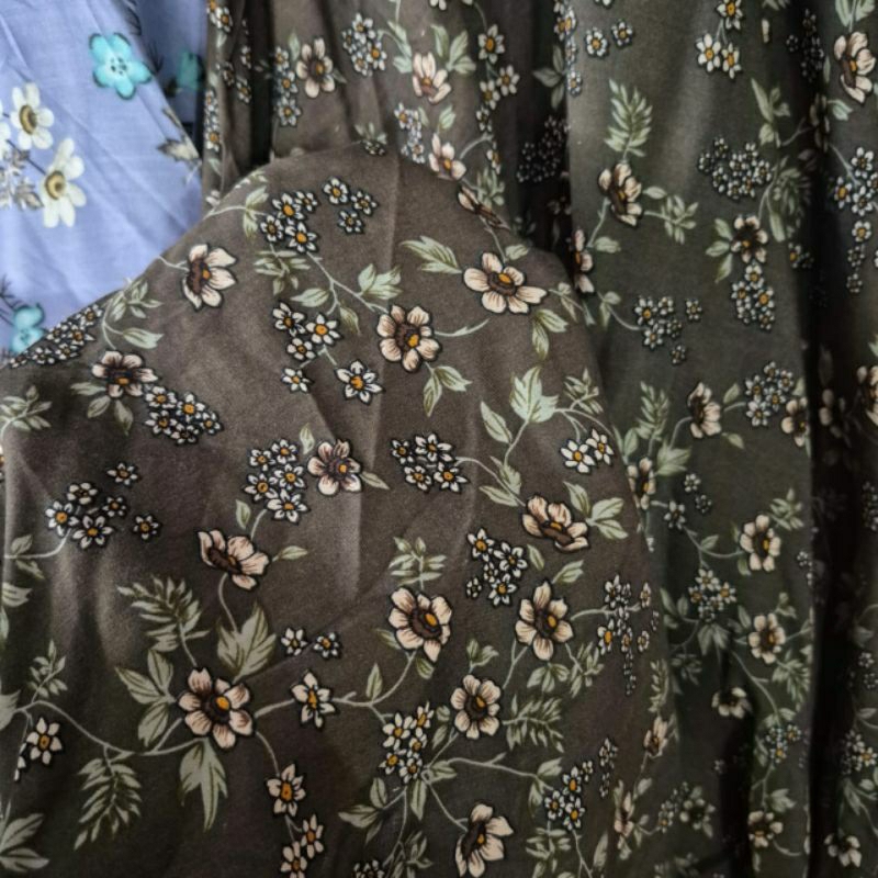 KAIN RAYON VISCOSE MOTIF BUNGA KECIL- KAIN RAYON MOTIF BUNGA KECIL HARGA/0,5M