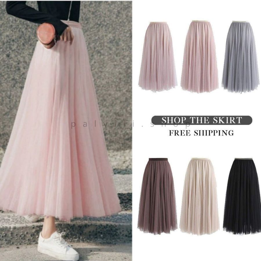 ✅Rok Tutu Dewasa - OOTD Rok Tutu Korean Style Polos Berlayer Set Rok Tile Style Lebaran