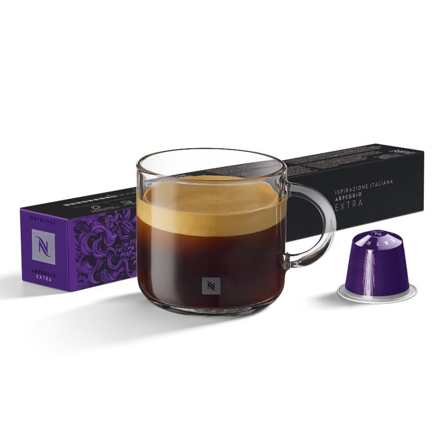 

Nespresso Ispirazione Italiana Arpeggio Extra Coffee Capsule / Kapsul Kopi - 10 Capsules