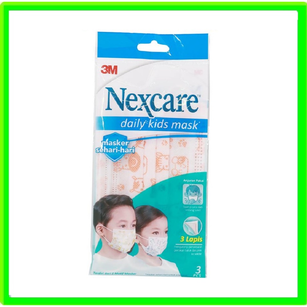 Masker 3M Nexcare MD-30 Earloop Daily Kids Mask Kesehatan MD 30