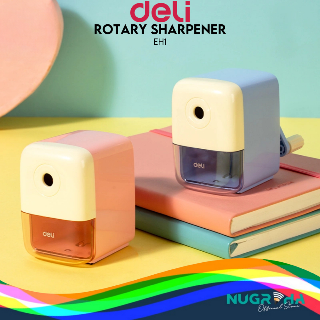 

Deli Rautan Serutan Putar / Rotary Sharpener Self Feeding Pen EH1 EH2
