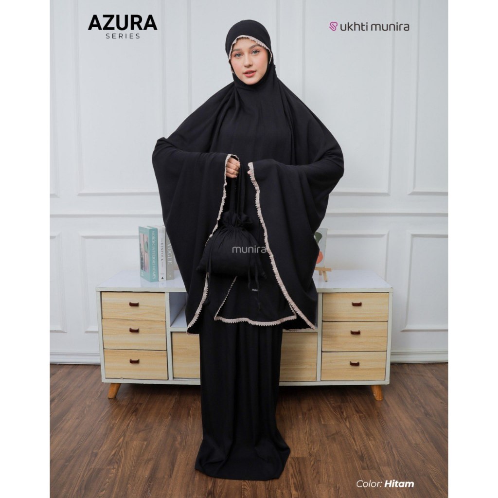 Azura Ukhti Munira Mukena Dewasa Rayon Polos