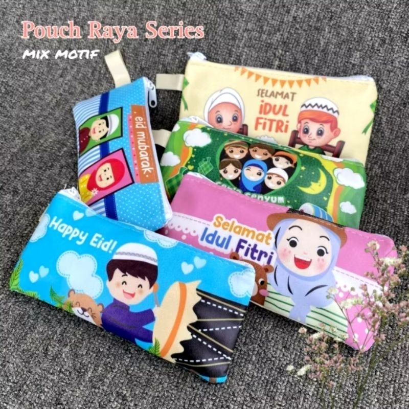 

POUCH RAYA SERIES TEMPAT UANG THR BISA JADI TEMPAT PENSIL ANAK