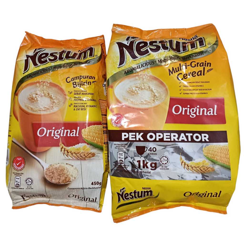 

NESTUM NESTLE ORIGINAL MALAYSIA 450 GR 500GR 1KG Cereal Original Malaysia Sereal Oat