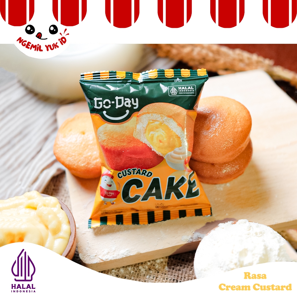 

| Manis Custard Cake Bolu Lembut dengan Isian Custard Creamy & Lezat