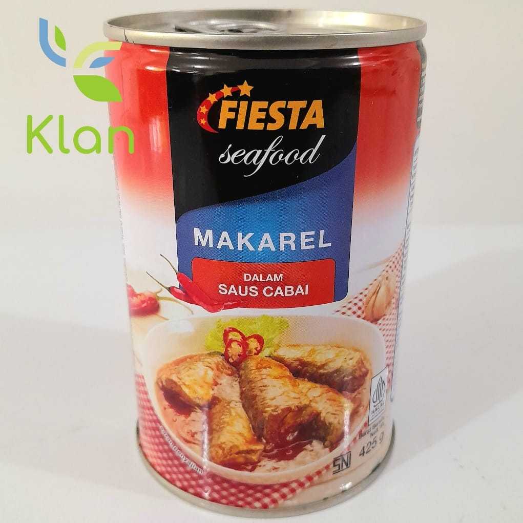 

FIESTA MACKEREL CHILI SAUCE 425GR/ MAKAREL SAUS CABAI FIESTA/ SARDEN KALENG