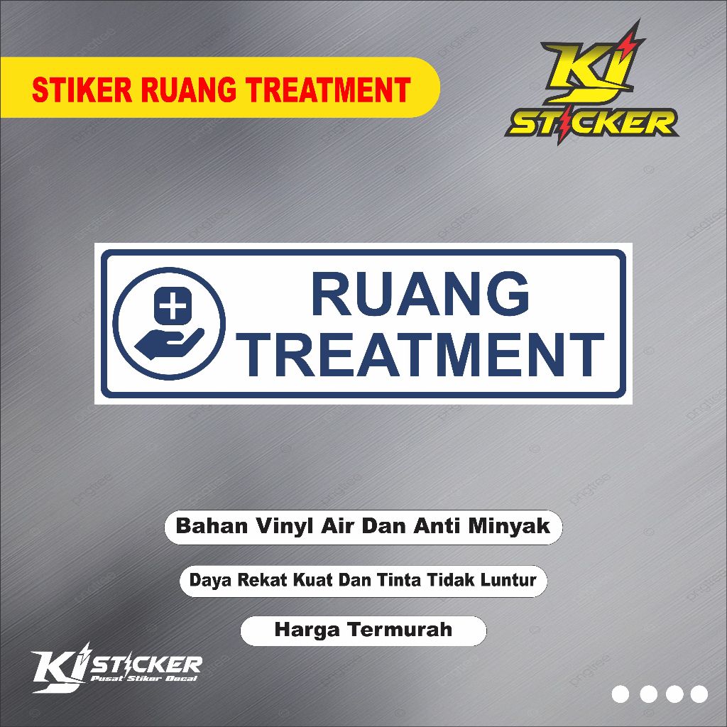 

Promo Stiker Ruang Treatment / Ruang Perawatan / Stiker Klinik / Stiker Rumah Sakit / Stiker Puskesmas