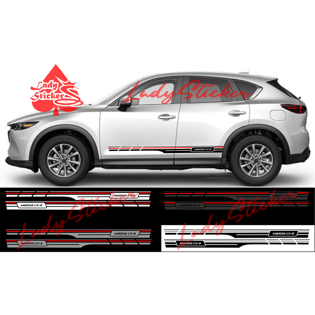 Sticker stiker mobil mazada cx5 cutting sticker mobil mazda cx5