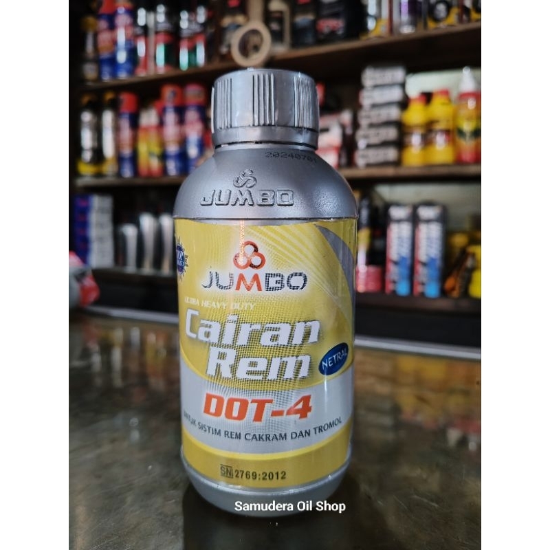 Minyak Rem Jumbo DOT4 isi 300ml - Putih