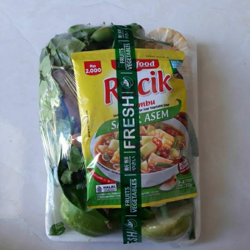 

Paket Sayur Asam Segar Lengkap Bumbu Racik