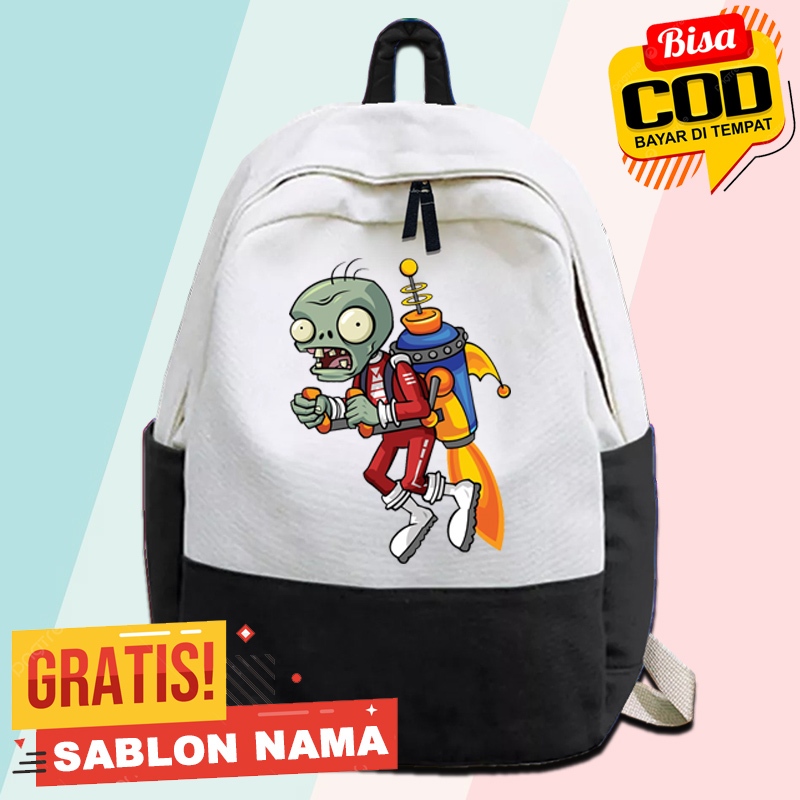 Tas Ransel Anak Sekolah Zombie Rocket / Tas Gendong Anak Sekolah Zombie Rocket